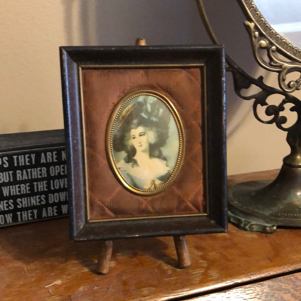 Framed Vintage Portrait Lady Sheffield Thomas Gainsborough CAMEO CREATIONS